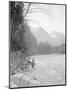 Skyskomish River Fishing, 1906-Asahel Curtis-Mounted Premium Giclee Print
