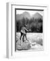 Skyskomish River Fishing, 1906-Asahel Curtis-Framed Giclee Print