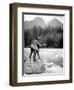 Skyskomish River Fishing, 1906-Asahel Curtis-Framed Premium Giclee Print