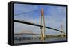 Skytrain Bridge, New Westminster, Vancouver Region, British Columbia, Canada, North America-Richard Cummins-Framed Stretched Canvas