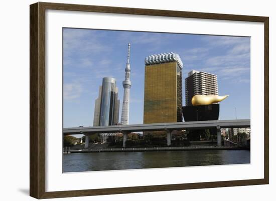 Skytree Tower and Modern Architecture, Sumida, Tokyo, Japan, Asia-Stuart Black-Framed Photographic Print