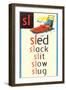 SL for Sled-null-Framed Art Print