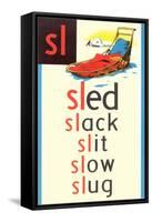 SL for Sled-null-Framed Stretched Canvas