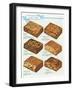 Slab Cake Selection 1937-null-Framed Art Print