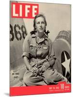 Slade Learns to be Ferry Pilot for Air Force, Women's Flying Training Detachment, July 19, 1943-Peter Stackpole-Mounted Photographic Print