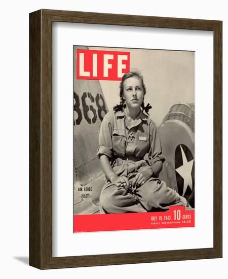 Slade Learns to be Ferry Pilot for Air Force, Women's Flying Training Detachment, July 19, 1943-Peter Stackpole-Framed Photographic Print