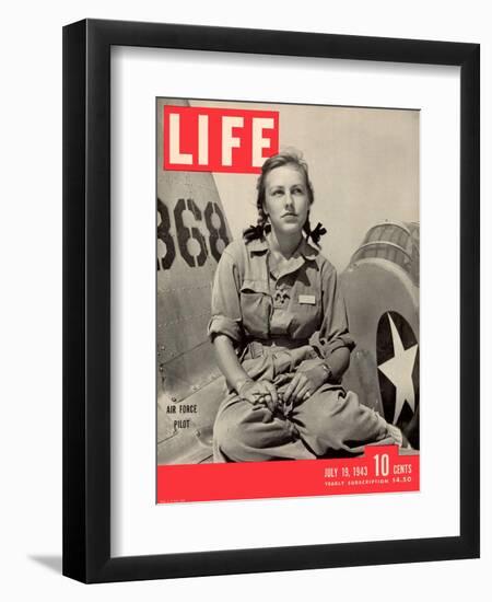 Slade Learns to be Ferry Pilot for Air Force, Women's Flying Training Detachment, July 19, 1943-Peter Stackpole-Framed Photographic Print