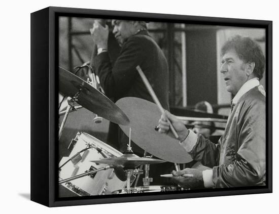 Slam Stewart and Shelly Manne on Stage at the Capital Radio Jazz Festival, London, 1979-Denis Williams-Framed Stretched Canvas