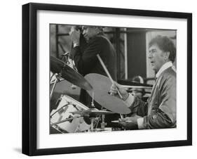 Slam Stewart and Shelly Manne on Stage at the Capital Radio Jazz Festival, London, 1979-Denis Williams-Framed Premium Photographic Print