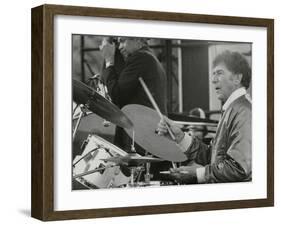 Slam Stewart and Shelly Manne on Stage at the Capital Radio Jazz Festival, London, 1979-Denis Williams-Framed Photographic Print
