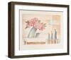 Slanted Flower Vase-Renate Holzner-Framed Art Print