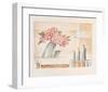 Slanted Flower Vase-Renate Holzner-Framed Art Print