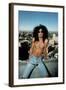 Slash, Guitarist Member of Group Guns N'Roses in 1992-null-Framed Photo