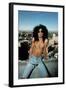 Slash, Guitarist Member of Group Guns N'Roses in 1992-null-Framed Photo