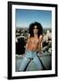 Slash, Guitarist Member of Group Guns N'Roses in 1992-null-Framed Photo