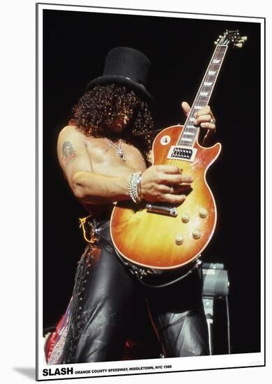 Slash  Guns 'n' Roses-null-Mounted Poster