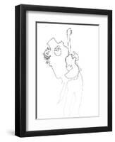 Slash Guns N' Roses-Logan Huxley-Framed Art Print