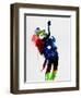 Slash Watercolor-Lora Feldman-Framed Premium Giclee Print