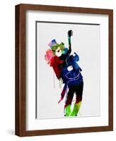 Slash Watercolor-Lora Feldman-Framed Art Print