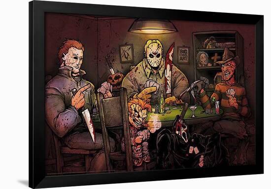 Slashers-Big Chris Art-Framed Art Print