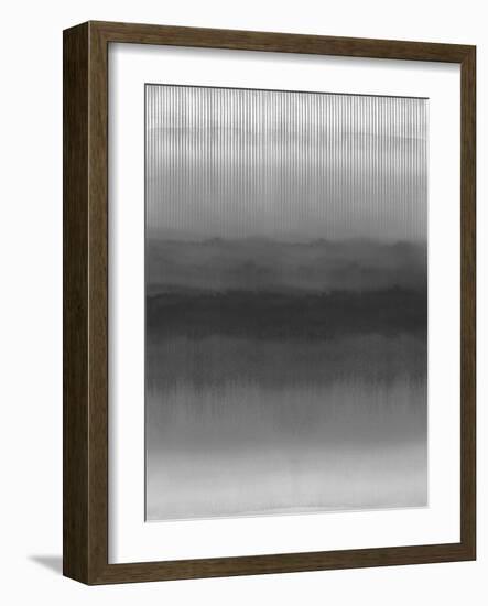 Slate Abstract-Chloe Larsen-Framed Giclee Print