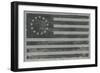 Slate American Flag-Sue Schlabach-Framed Art Print