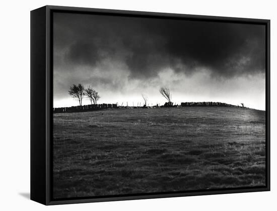 Slate Fence, Trawsfynydd Drovers Roads, Wales-Fay Godwin-Framed Stretched Canvas