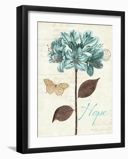 Slated Blue II-Katie Pertiet-Framed Art Print