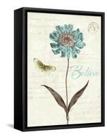 Slated Blue IV Believe-Katie Pertiet-Framed Stretched Canvas