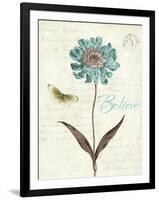 Slated Blue IV Believe-Katie Pertiet-Framed Art Print