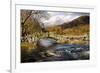 Slaters Bridge in Little Langdale November-null-Framed Photographic Print