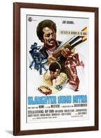 Slaughter, (aka Slaughter Uomo Mitra), Italian poster, Jim Brown, Stella Stevens, 1972-null-Framed Art Print