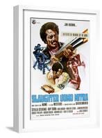 Slaughter, (aka Slaughter Uomo Mitra), Italian poster, Jim Brown, Stella Stevens, 1972-null-Framed Art Print