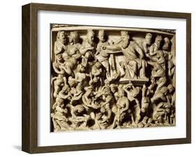 Slaughter of the Innocents, the Scene from the Life of Christ-Giovanni Pisano-Framed Giclee Print