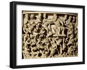 Slaughter of the Innocents, the Scene from the Life of Christ-Giovanni Pisano-Framed Giclee Print