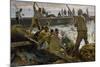 Slaughter of Tuna, Painting by Antonino Leto (1844-1913)-null-Mounted Giclee Print