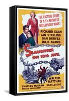 Slaughter on Tenth Avenue, from Top: Jan Sterling, Richard Egan, Julie Adams, 1957-null-Framed Stretched Canvas