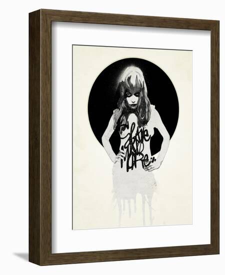 Slave No More-Mydeadpony-Framed Art Print