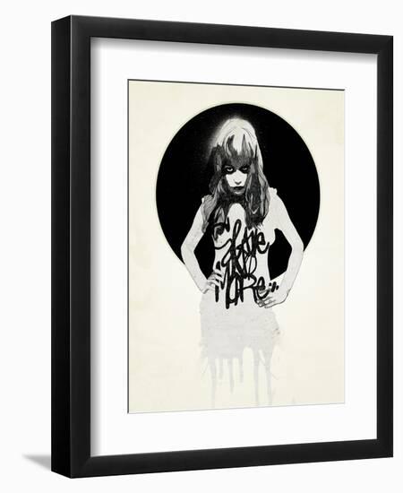 Slave No More-Mydeadpony-Framed Art Print