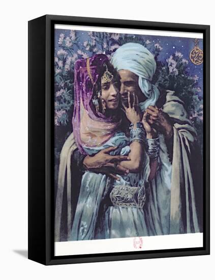 Slave to Love-Etienne Alphonse Dinet-Framed Stretched Canvas