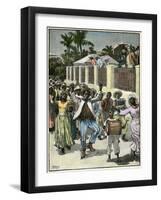 Slavery Emancipation Festival in Barbados, C1880-null-Framed Giclee Print