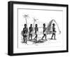 Slavery in Central Africa: Fettering of Slaves-null-Framed Art Print