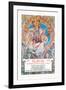 Slavia Insurance Company-Alphonse Mucha-Framed Art Print