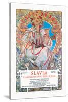 Slavia Insurance Company-Alphonse Mucha-Stretched Canvas