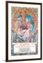 Slavia Insurance Company-Alphonse Mucha-Framed Art Print