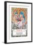 Slavia Insurance Company-Alphonse Mucha-Framed Art Print