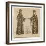 Slavic Princes in Costume as the Emperor and Empress of Costantinople-Raphael Jacquemin-Framed Giclee Print