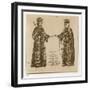 Slavic Princes in Costume as the Emperor and Empress of Costantinople-Raphael Jacquemin-Framed Giclee Print