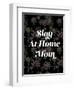 Slay at Home Mom (Floral)-null-Framed Art Print