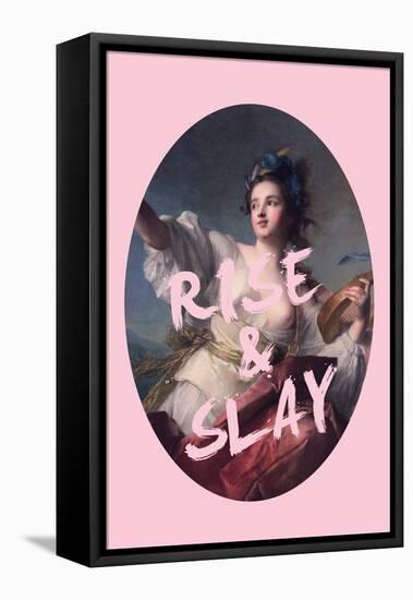 Slay Ratioiso-Grace Digital Art Co-Framed Stretched Canvas